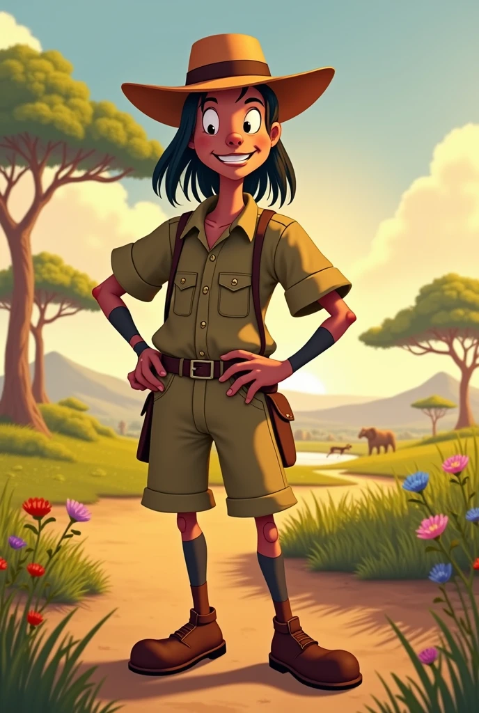 Safari background, disney style, no characters