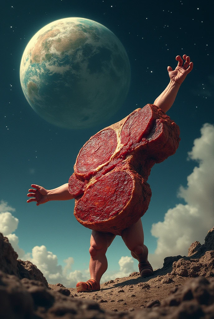 (made of dvr-slm), (In Vain:0.0) A depiction of a figure attempting to catch the wind or hold back the sea, symbolizing futile efforts or wasted endeavors, (hidden facial features), picturesque