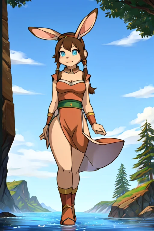 Furry female sara rabbit fusion sara rabbit ty lee toph and katara 