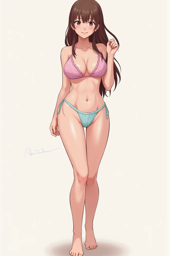 Make a naked anime character without clothes 