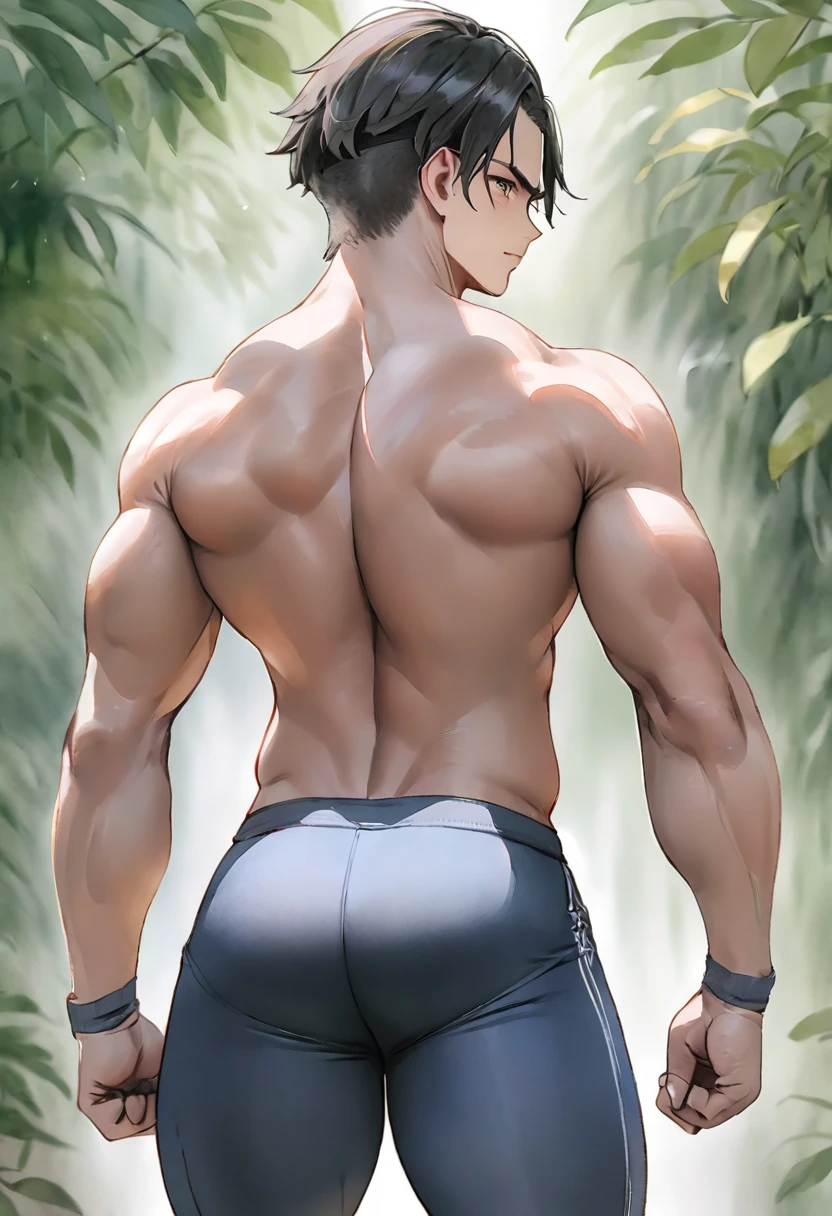 watercolor, I am only a translate agent, Wearing tight sportswear. Muscular, Round, Hard, Perfect Ass,
beautiful, erotic, beautiful, Beautiful Boy, 10th Generation, Medium Hair, Japanese