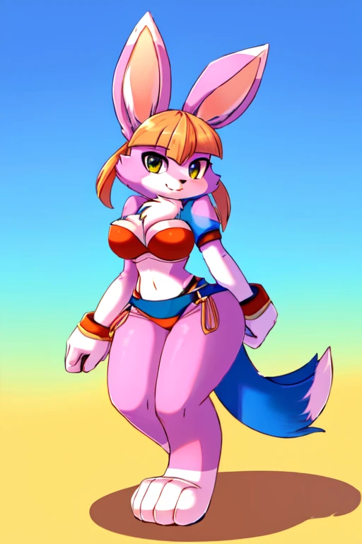 uploaded on e621, (((by fluff-kevlar, by Zackary911, by Kenket, by Kilinah, by fluff-kevlar))), solo female (((Sylveon))), nude, (((golden wristband))), (detailed Sylveon), (detailed lighting),(detailed fur), (detailed breasts), (detailed skin), BREAK, ((standing at hotel suite outdoor swimming pool with plant on sunny day)), (cinematic lighting), ((detailed background)), ((depth of field)), (half body shadow), ((looking at viewer)), (low-angle view), ((three-quarter view)), [backlighting], [detailed ambient light], [gray natural lighting], [ambient light on the belly], [realistic proportions], [explicit content, adult, nsfw], [sharp focus], (medium breasts), presenting pussy, nipples, (shaded), (hi res), ((masterpiece)), long hair, half-closed eyes
