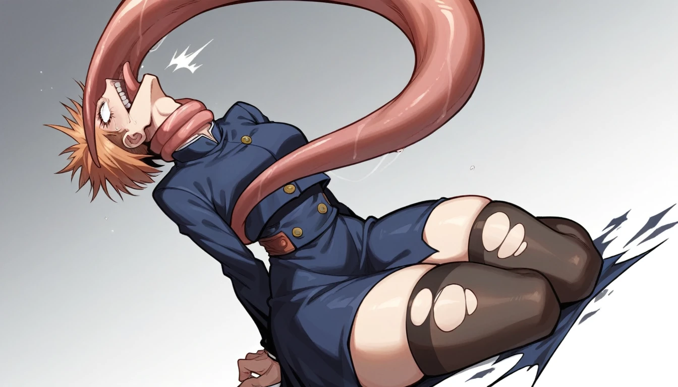 Anime characters with red hair and black clothes are fighting for a giant snake, Fine details. anime big breast. Tentacles, tentacles around, many suckered tentacles. blend, ikuto yamashita, kusanagi, Sora, double tails, Spiked tentacles, blood moon tentacles!!, his trunk is a long tentacle, zerochan art,Dark_Persona, {An extremely handsome boy}, 8K wallpaper, {{{Masterpiece}}},Exquisite facial features,(((best qualityer))), ((Ultra-detailed)), ((illustration)),((Dark purple tights:1.4)),Bare lower body,Masturbation,((Tentacle sex:1.5)),Black eyes,((Shut your mouth:1.5)),the hair,((Deep purple cardigan:1.2)),cum on bodyl,how to,The erection,Play with your ,Purple tentacles,fond violet,Oral sex,Squeeze sperm,Orgasmic face,Desire face,Loving pupils,mental control,depraved,Shooting in the armpit,cum on facial,cum dripping,Red tongue,lanky,((sleeveless tops)),((of a shirtless)),((The erection:1.5)),cum shots,climaxing,,enjoying, Bulge,drops of sweat,white crotch,Red ,Raised,The ,,Sexual organics,huge testicles