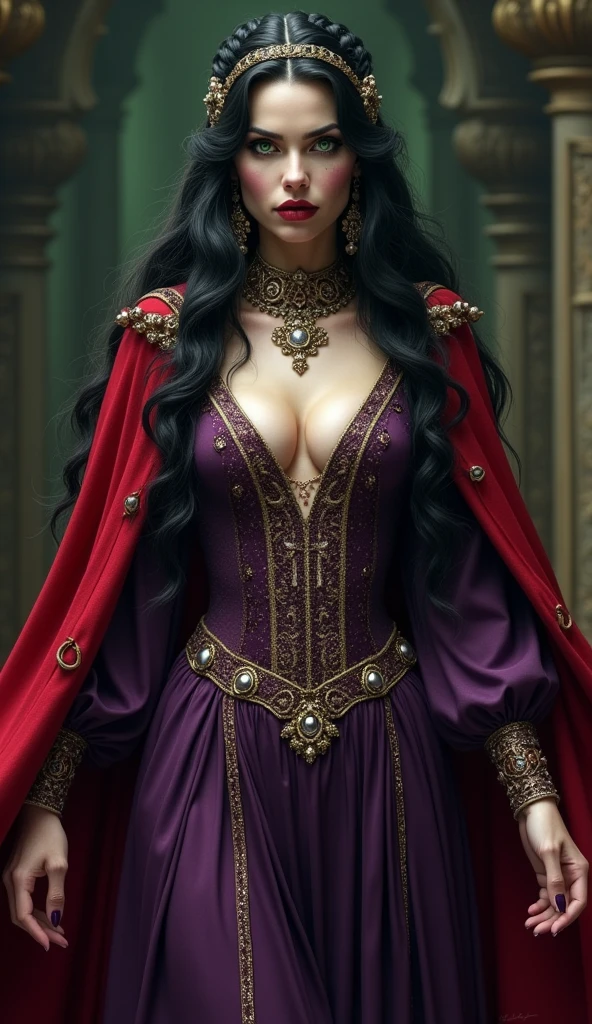 Irish woman, milf, mature, curly hair,black hair, high cheekbones, glossy lipstick, white pale skin, tall, curvaceous, small waist, big hips, hip dips, large breasts, big breasts, sagging breasts, looking at viewer, Best quality, 8k, Masterpiece, realistic, photorealistic, (gigantic breasts:1.2),wearing beautiful embroidery and jeweled ruffled gorgeous princess ballgown with voluminous full length hoop skirt,
princess in a beautiful embroidery and jeweled rococo princess ballgown with voluminous full length hoop skirt,super detailed gorgeous princess ballgown with voluminous full length hoop skirt,jeweled Gorgeous rococo princess ballgown with long train,jeweled Gorgeous rococo princess ballgown with long train,gorgeous rococo princess ballgown with beautiful embroidery and jeweled, detailed eyes, brown eyes, blue dress
