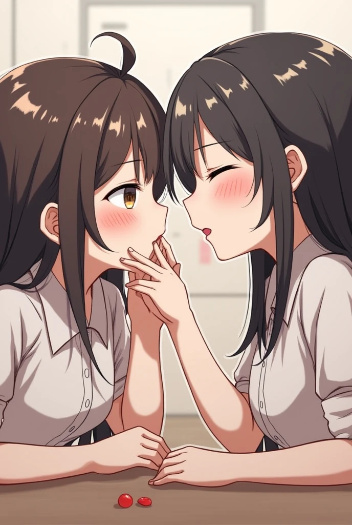 high resolution、２Beautiful women、Older sister and younger sister、Two Sisters、隣り合うOlder sister and younger sister、Big Tits、Voluptuous、Lewd、Gal、Bitch、Invite a man、Give a blowjob、Older sister and younger sisterでフェラチをする、Sisters who like dick、Sisters who like blowjobs、Sisters get excited by blowjob、Sisters licking one dick with their tongues、Sisters happily licking dicks、Sisters get cum on their faces、Ejaculating、Sisters covered in cum、Lewdな姉妹、Sisters who like to cum、A lot of semen、A lot of sperm on the face、Sisters covered in sperm、Sisters cumming while giving blowjob、Sisters fighting over a dick、Sisters fighting while giving blowjob、Angry blowjob、Angry face、Sisters kissing with dicks between their lips