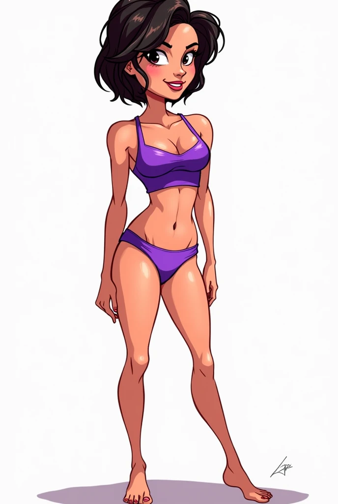 ((obra de arte,melhor qualidade)), absurdos,
gwen_Total_Drama, Gothic, barriga, sorridente, saia, meias altas,
Sozinho, sorridente, olhando para o espectador, tiro de vaqueiro, ,
Film composition, contrapposto