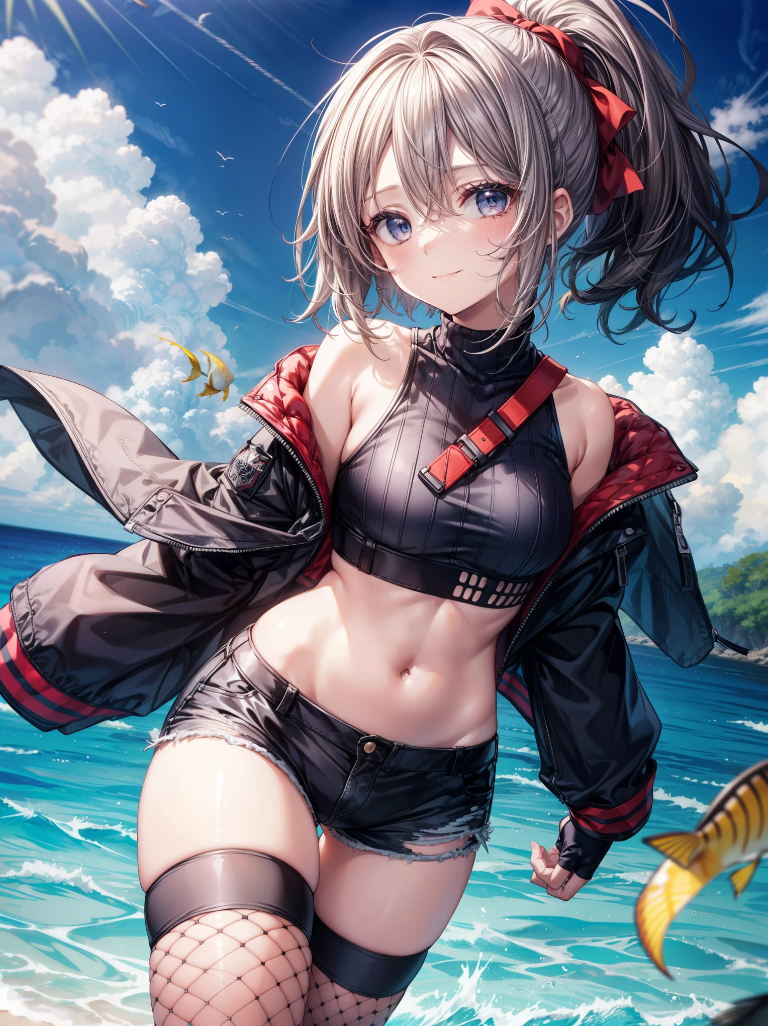 Highest quality, Anime Moe Art Style,Best Anime 8K Konachan Wallpaper,pixiv Contest Winner,Perfect Anatomy, break,(Please draw a picture of a girl in a Swimwear walking on the beach.),break, One is an unlucky beautiful girl.,(alone,in addition,,14 years old:1.3),,Complete limbs, Full Finger, short hair, amount, (Hair on one eye:1.4),Small breasts, Small Ass, Beautiful attention to detail, Well-proportioned pupils,Between the legs, Wet, Glowing Skin, Cowboy Shot, Hair Clip, Swimwear, At the Beach.break,Very detailed,High resolution,Very detailed肌,
Optimal lighting with AI, shape,