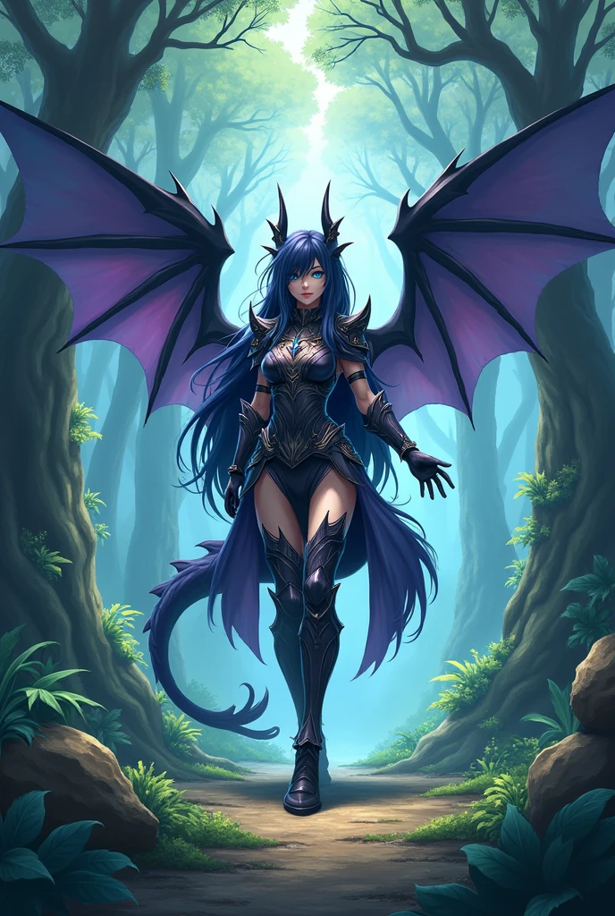 Close up Morrigan Aensland from dark stalkers, black purple hair, fighting pose, demonic background, perfectly detailed on wings, Super detail, character highly detailed, character sheets, Detailed, sharp focus, Super detailed full body, 32k resolution, Only a reality graphic, epic background, skin Type of sculpture, chalk skin, epic pose,