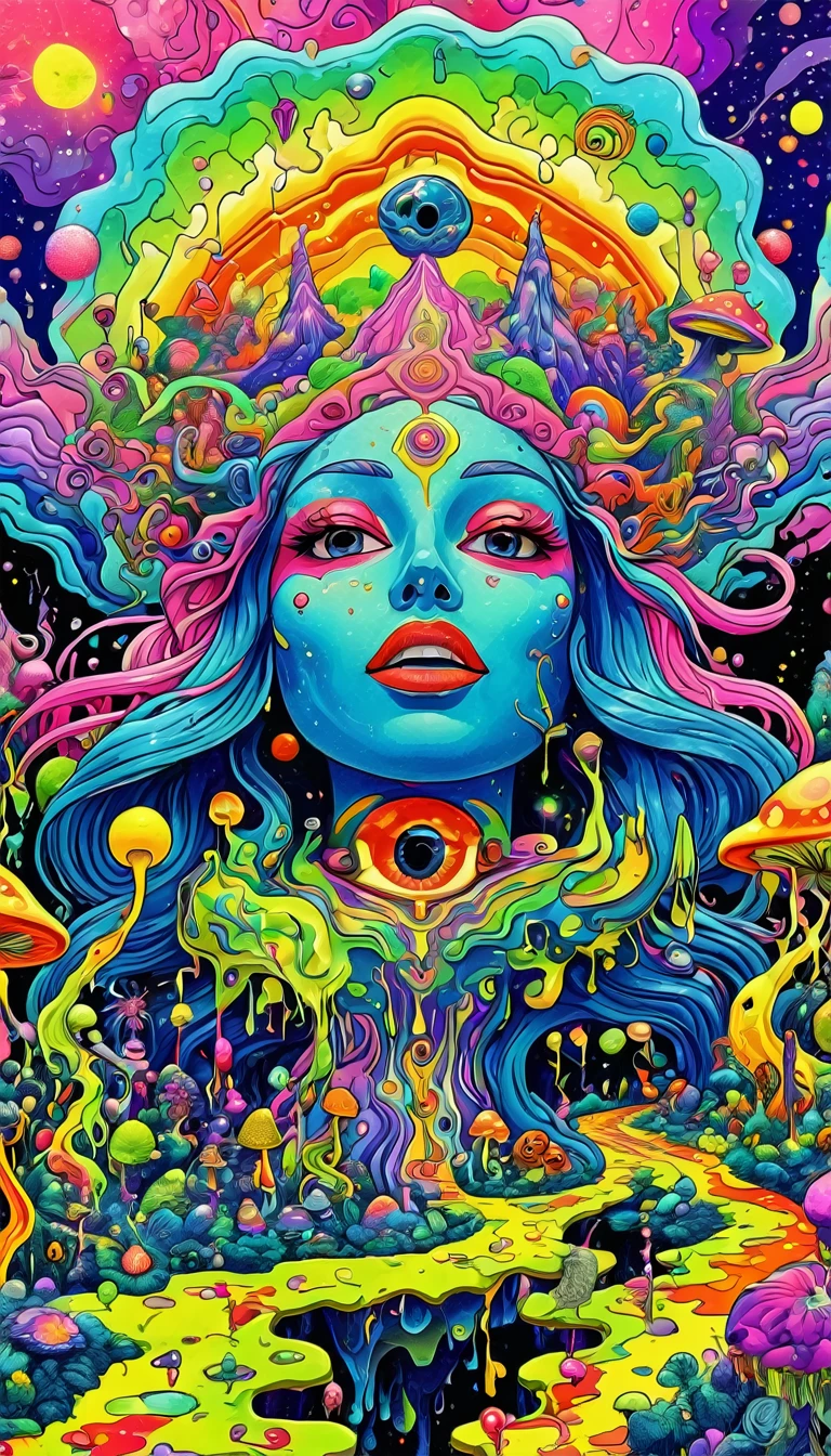 Psychedelic Abstract Art many pussy,  pussy Psychedelic, puzzling, melt, Bright colors, tumblr, Psychedelic Art, Psychedelic illustration, Psychedelic Trip, Psychedelic Trip, retro Psychedelic illustration, Psychedelic Art style, psychedelic style, Surreal psychedelic design, LSD Trip, Psychedelic Fever Dream, psychedelics, Shaman horror LSD art, psychedelics