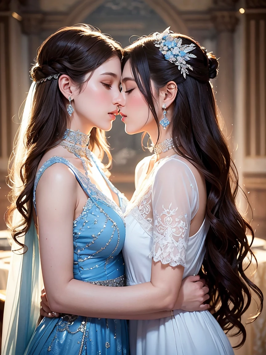 The Ice Queen and the Sun Princess、Erotic、Good looking、A scene from a movie、High quality