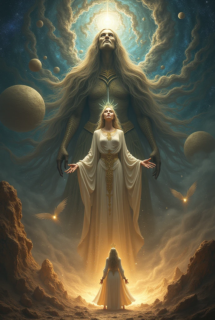 Sophia and yaldabaoth god realistic