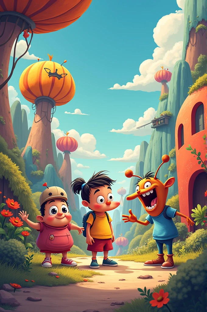 You can create a scene like for cartoons with the same people and with ...