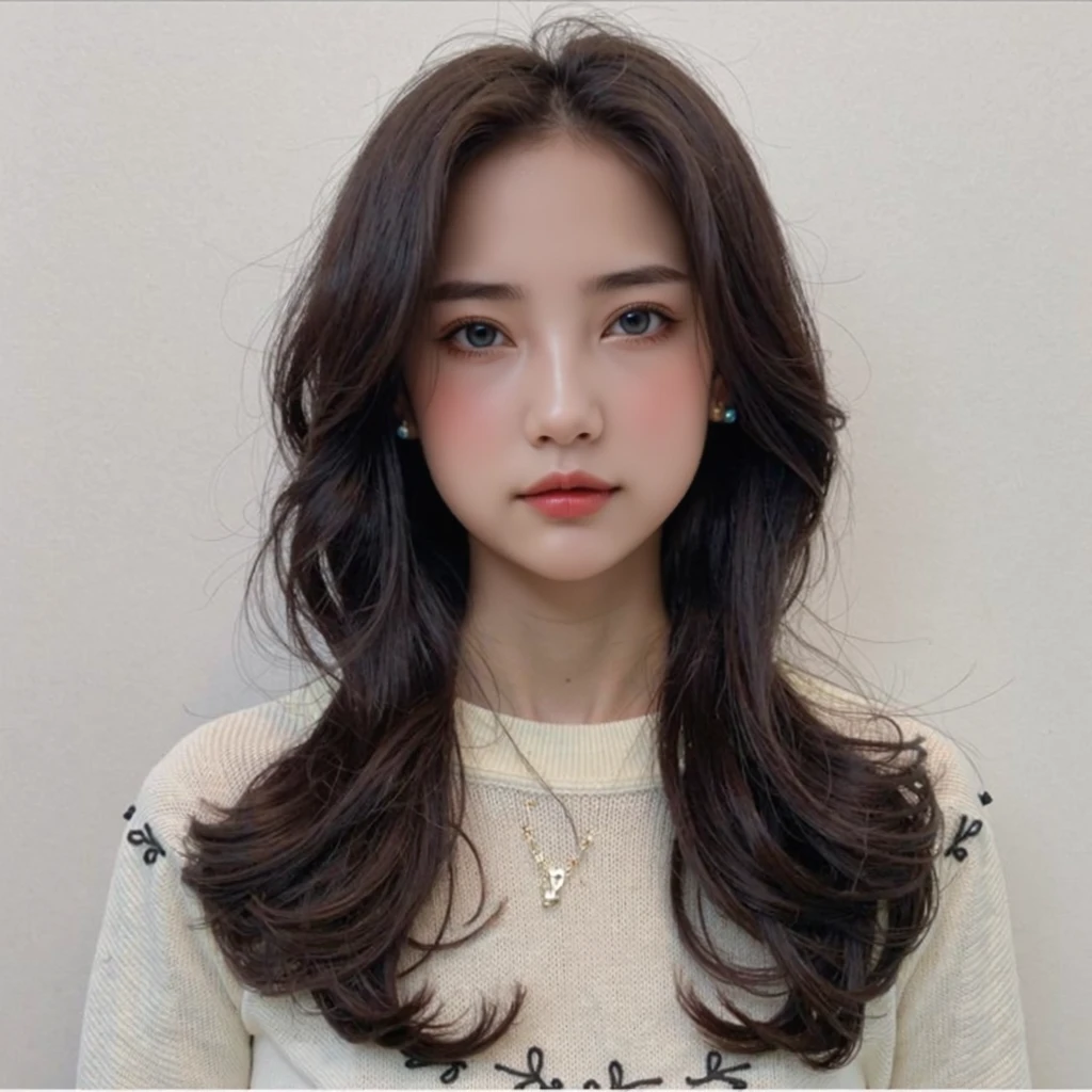 Roroa,, , 1 Girl, Ahog, Bangs, black skirt, black sweater, Blue nails, Vague, Vague background, breast, Brown eyes, Brown hair, brown jacket, Shut up, date, sky, Depth of Field, earrings, eyelash, Raise your hand, Head tilt, jacket, Jewelry, Long hair, Long sleeve, Looking at the audience, medium breast, Nail polish, Open clothes, open jacket, outdoor, Pout, Shirt tucked in, Side lock, skirt, Wrist-length sleeves, Solitary, sweater, Upper body, zipper, , , ((masterpiece)), ,