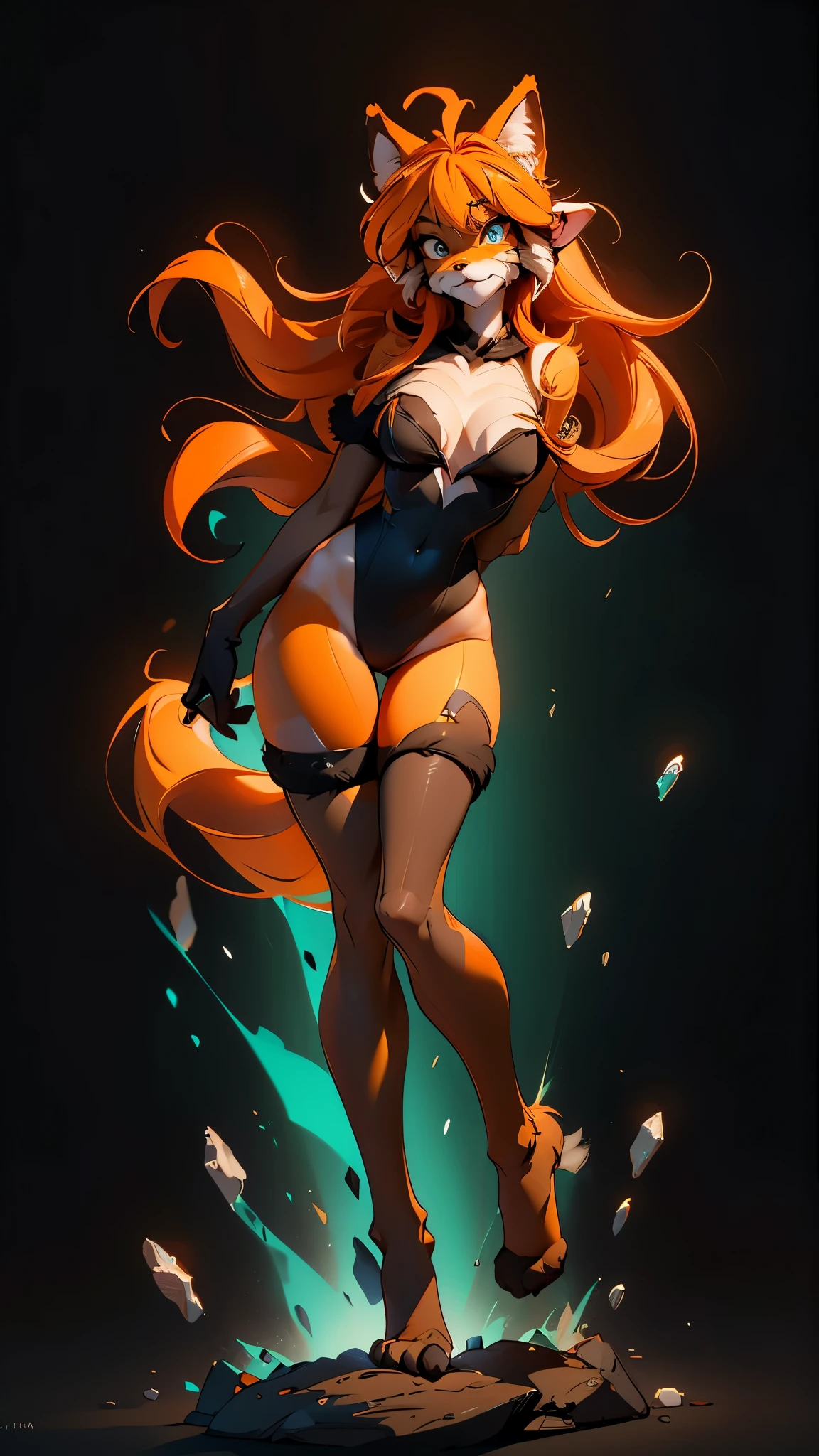 Orange fox fure