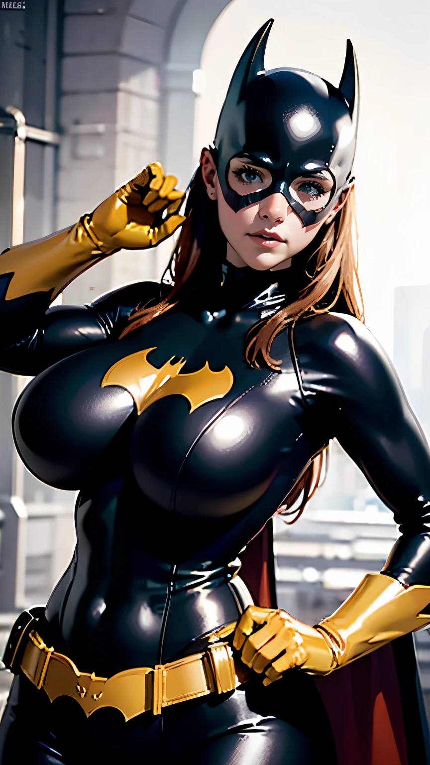 Sexy Woman Big Breasts Athletic Body Sexy Batman Outfit NSFW