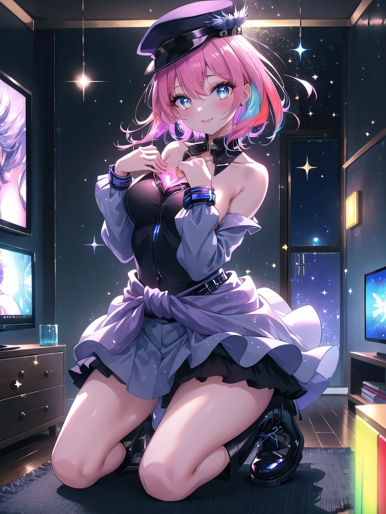 (masterpiece),(Highest quality),(Super detailed),(Best illustrations),(Best Shadow),(Absurd),(Detailed Background),(so beautiful), 16K, 8K,4K, (so beautiful)Minato Akua, One person, alone, Big Breasts, , , fluorescent pink eyes, , heart-shaped pupils, , , Oculogyric crisis, , empty eyes, blank eyes, Perfect figure, , paw pose, Arched back, tongue out, , , orgasm, afterglow, erotic smile, , , Open your mouth languidly, succubus tail, Injecting illegal drugs, Brainwashing Facility, Sexy posture, panty lift, masturbation, vibrator, , , cross-eyed, rolling eyes, , water eyes, tears, , , , saliva trail, , shiny skin, , Breast fetish, , , torogao, ahegao, BREAK, , Dramatic lighting, , , , night, , , Torrent of Light, mysterious, spoken heart, ,