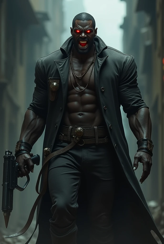 (masterpiece, top quality, best quality), pixel,pixel art,1man in a black straight jacket, extremely tall and buff,black boots,boss,aura, wearing a black steel mask,close up