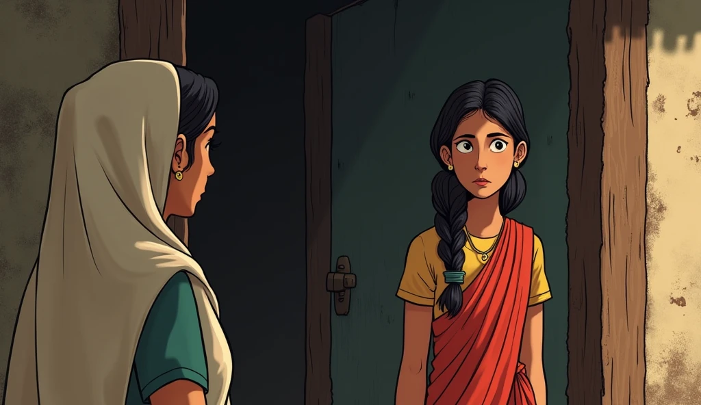 Indian hot mom in saree is leaning forward holding the table and an 60 year old man is holding the girl from behind fucking position