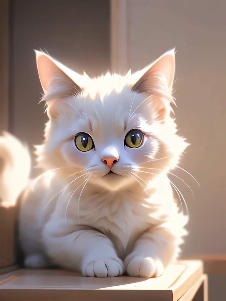 there is a cat sitting on a white surface looking at the camera,, very handsome, spotted ultra realistic, , has a very realistic look to it, sora as a cat, tabaxi male, a handsome, high-resolution photo, cute looking, awesome cat, a cat, 