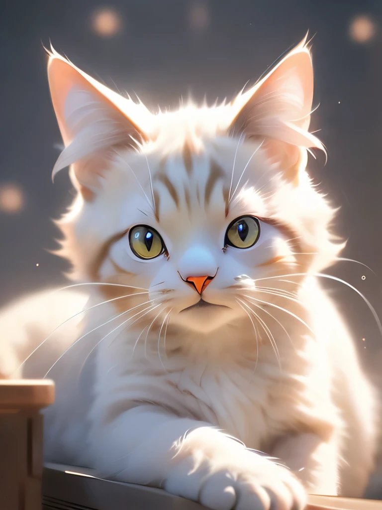 there is a cat sitting on a white surface looking at the camera,, very handsome, spotted ultra realistic, , has a very realistic look to it, sora as a cat, tabaxi male, a handsome, high-resolution photo, cute looking, awesome cat, a cat, 