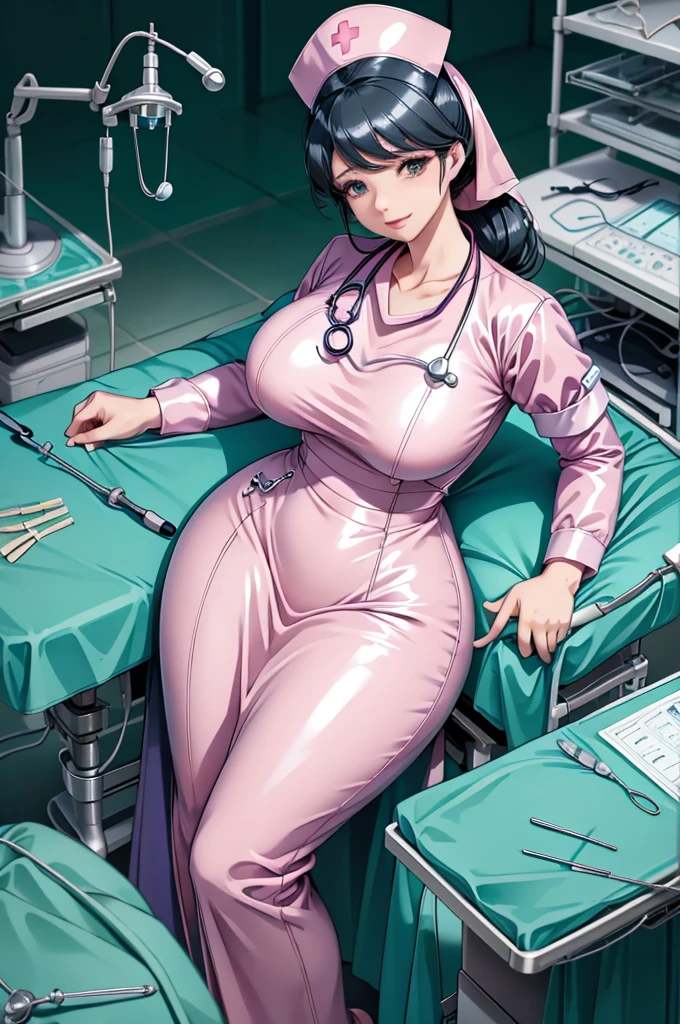 nurse uniform,hospital, latex nurse suit,nurses,busty,elbow gloves,labcoat,black hair woman,pink eyes , gigantic ,medical instruments,asian nurse,two nurses,speculum,examination room,oversize ,big ass ,strap on, lay on table ,legs spreaded,giving birth,gyno chair , dentist,Milf,latex,purple uniform,oversize breasts,diaper