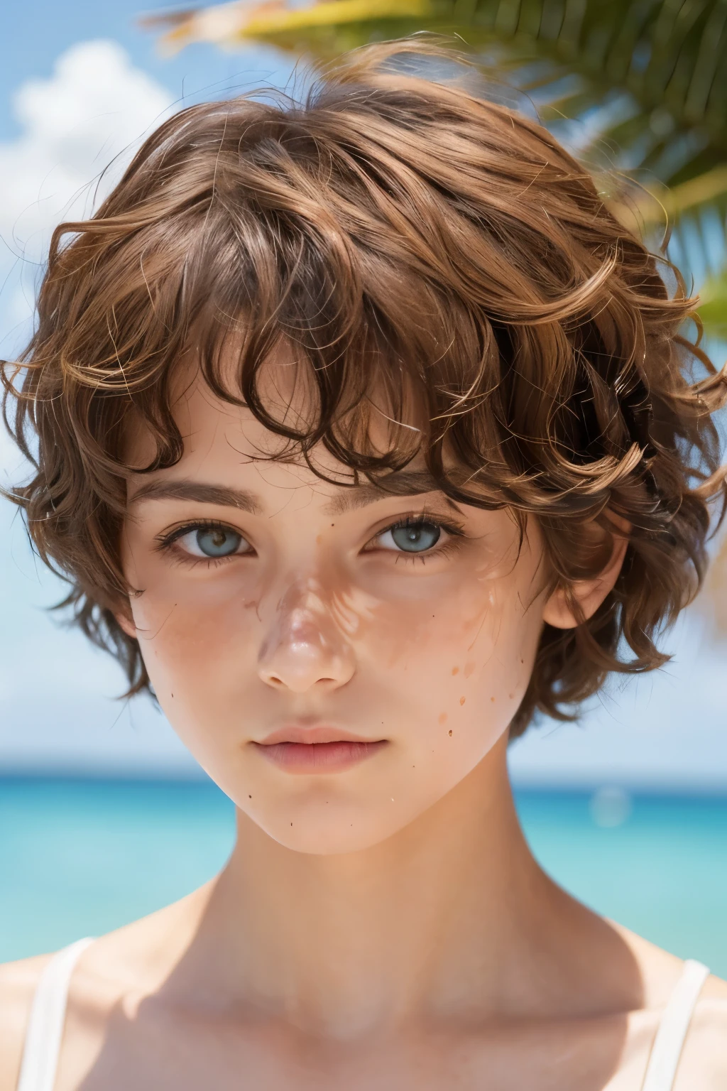 charlzcjm, Headshots, (jacked charlzcjm, bright brown green eyes), (curly haircut with low fade:1.14), (Sunburned skin, 5 o'clock shadow) ((Grinning, Luster)), face detailed, detailed iris, fleshy lips, ((cute, wearing a modern and luxurious dark navy blue suit, pocket handkerchief, Luster, wavy faded haircut)), ((fundo cinza, symmetrical facial features)), details Intricate, studio lighting, 80mm, portraite, Shallow depth of field, CEO, Grinning, glad