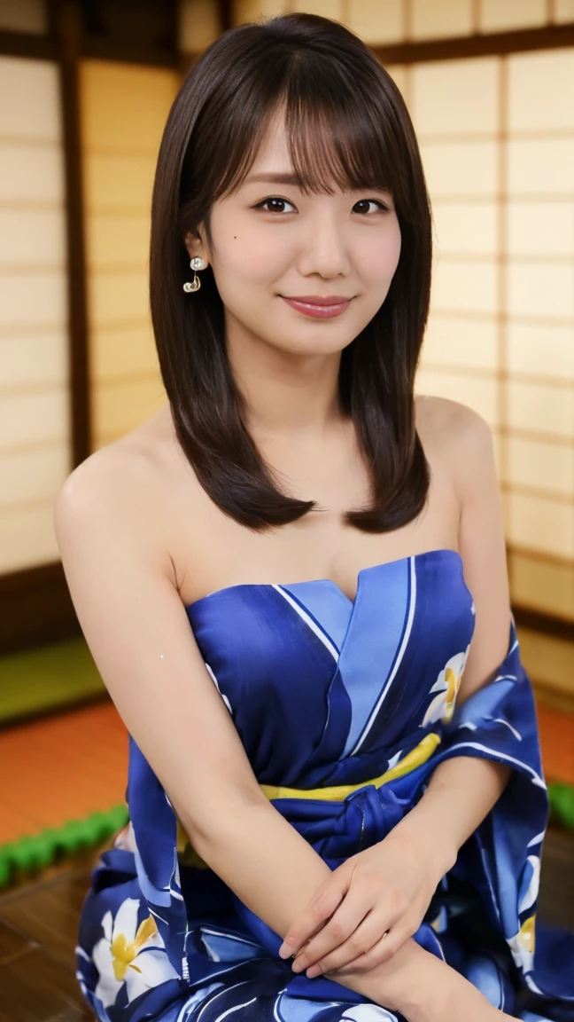 (Highest quality、Tabletop、8k、Best image quality、Award-winning works)、(One beautiful mature woman:1.1)、Adult face、(Innkeeper:1.1)、(Elegant floral kimono:1.2)、(V-neck collar:1.1)、(Cleavageが露わになる:1.2)、(Kimono that exposes the chest:1.3)、(Cleavage:1.5)、(Open chest:1.3)、(Large Breasts:1.4)、(Large Breastsの谷間を露出する:1.5)、Perfect mature woman portrait photo、Standing Elegantly、(Blurred elegant and exquisite perfect Japanese style room background:1.3)、(The most natural and perfect tidy Japanese style room background:1.2)、Radiant Skin、Perfect beautiful skin、(Accentuate your body lines:1.1)、(The most graceful posture:1.2)、Perfect beautiful glossy lips、(Accurate anatomy:1.1)、(A perfect and elegant outfit:1.1)、(Standing with good posture:1.1)、(Face close-up:1.1)、(Front facing body:1.2)、Sad expression、Beautiful kimono in random colors