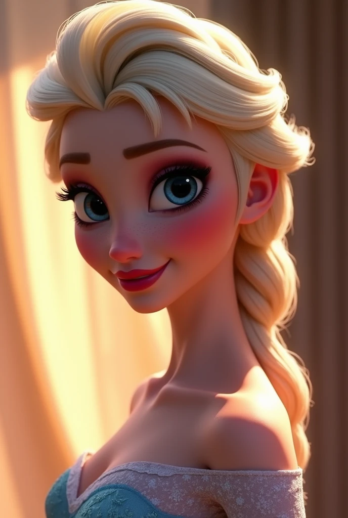 A photo-realistic portrait of Elsa from Frozen, extremely detailed ...
