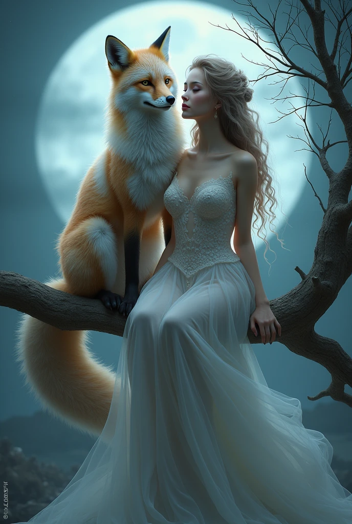The spirit of the fox reincarnated as a woman