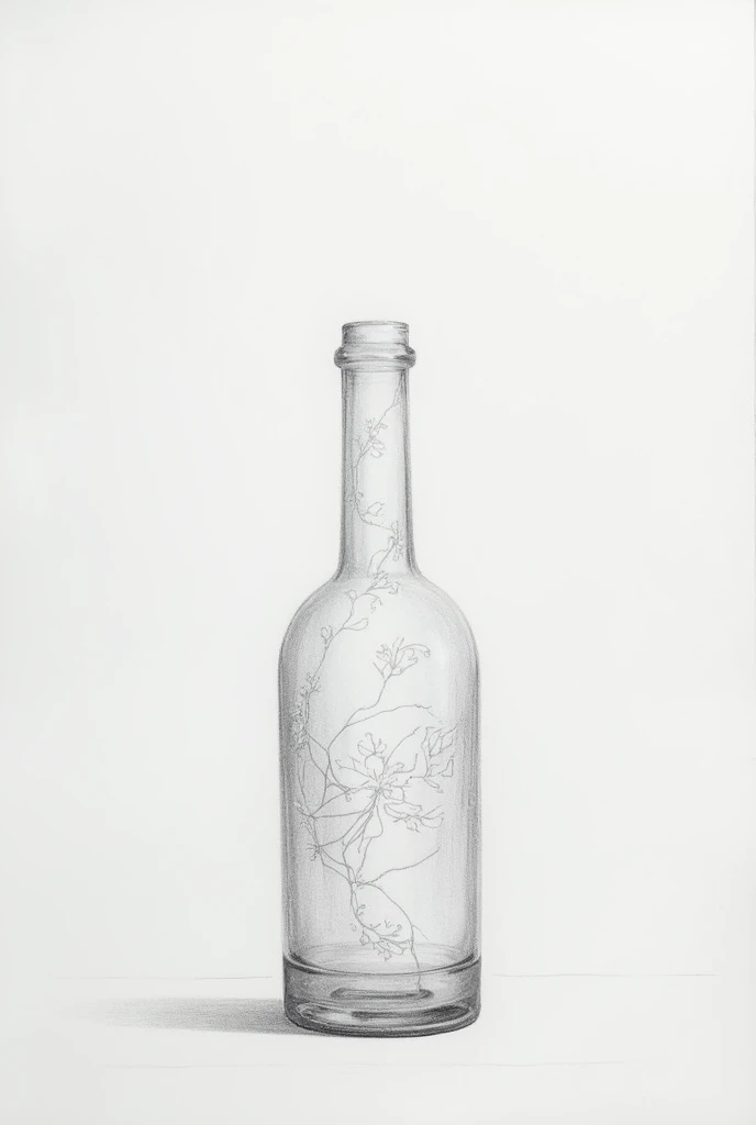 Aroma Diffuser Design, pencil draw, Watercolor painting. dainty. Small branches around