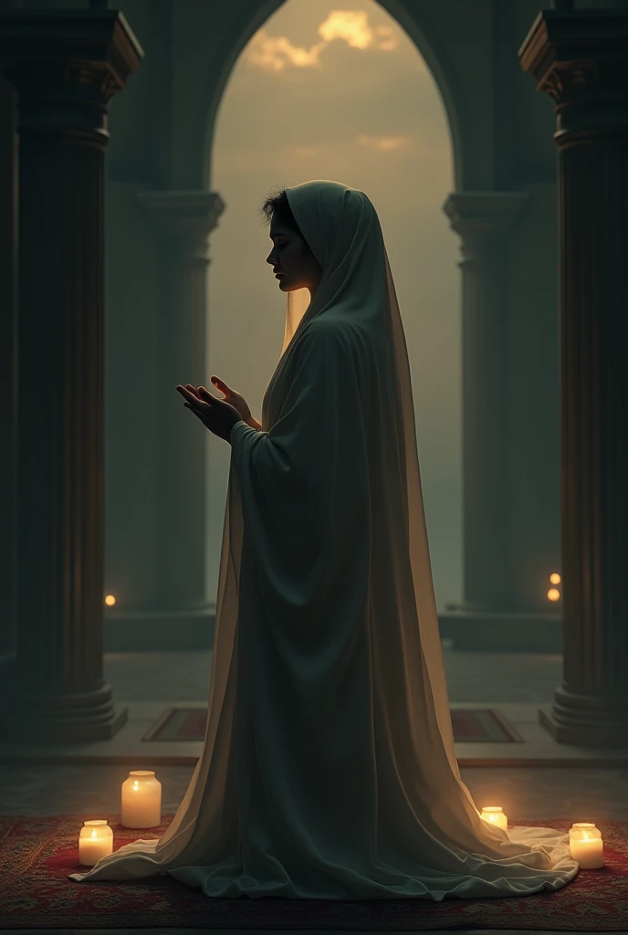 sketch, Spooky giant ghost, hover, levitate, silk drape flowing in mid-air, holy, sacred, worship, deep fog, volumetric, a huge crowd, kneeling down, dark skylight
<lora:sketch_style:1>
