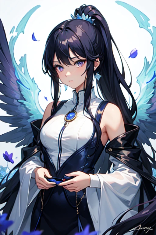 masutepiece、hight resolution、The Great Goddess of the Underworld、smil、See the world in the palm of your hand、A slender、Prone eyes、Cold、Cool、Dear Galaxy、Adult woman of perfect proportions、Wearing multiple layers of transparent veil。Ice Throne、Bale bonds with icicles