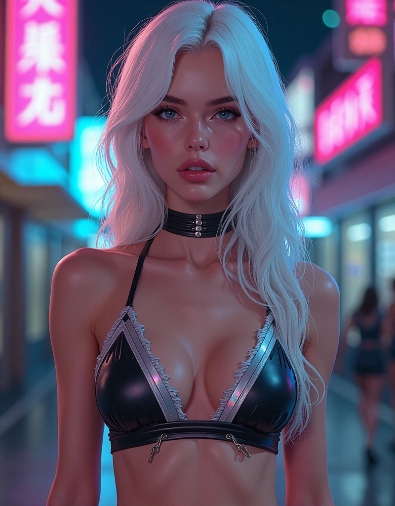 atmosphere oleosa hearts Blonde teen GTA sexy big tits line hair no meio floresta eletrônica surrounded by neon signs de joelhos ""com uma arma apontando um magnum prata para seu rosto"" vestido silver black com big correntes brilhantes com arcos with a slight wind lifting herrealistic, ultra high htperdelalyt great attention to the body and face UHD 8K Watercolor, trending on artstation sharp focus, studio photo, intricate details, highly detailed n anime 2d death note
