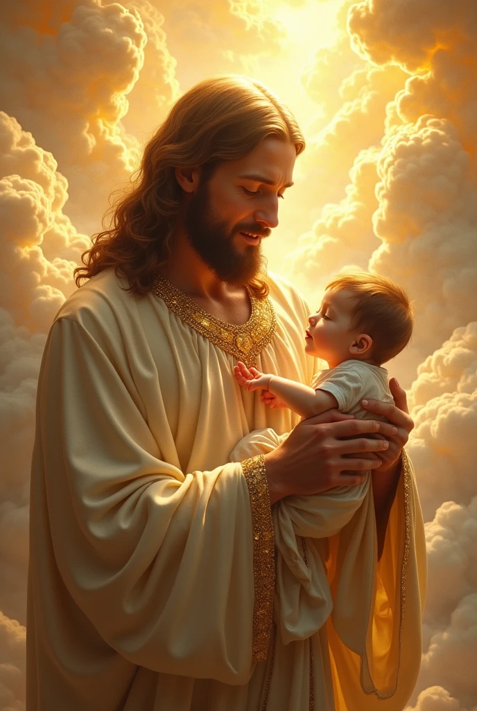 Jesus with 
