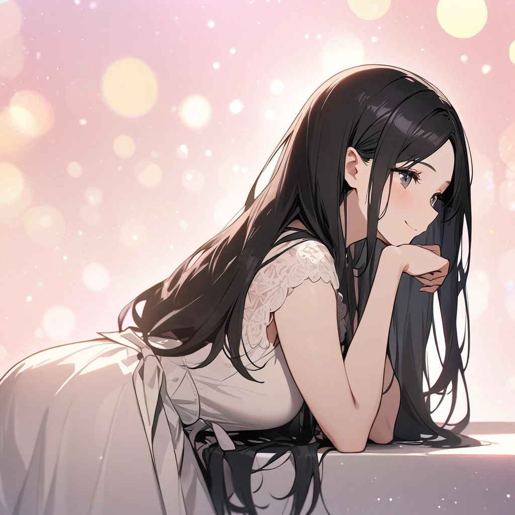 A girl，Long hair, Bangs, Black hair, Hair between the eyes, s eyes，蓝色s eyes:（1.5),  (Medium breasts:1.2), 
rest  锁骨, Wedding dress，veil，wedding，White Dress，Flowers，The skirt is broken，White socks，Tights，White knee socks，
Looking at the audience, whole body,
indoors, church，permanent，permanent，
rest (masterpiece:1.2), best quality, high resolution, Unity 8K wallpaper, (illustration:0.8), (美丽细致s eyes:1.6), Extremely detailed face, Perfect lighting, Extremely detailed CG, (Perfect hands, Perfect anatomical structure),