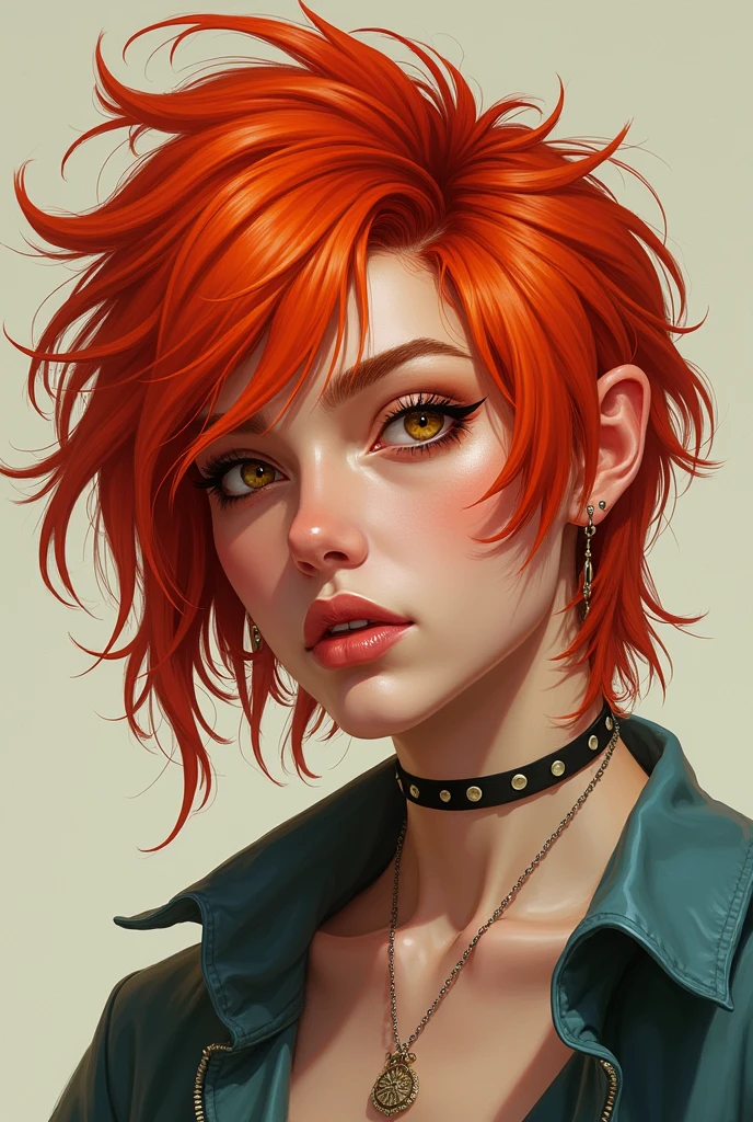 redhead haired woman with sardas and piercings posing for a picture, realism art style, estilo de arte realista, red hair and sardas, ginger hair with sardas, with sardas, elegant sardas, 🤤 retrato de , sardas, photoestilo de arte realista, 8 k arte digital realista, Grande arte digital com detalhes, stunning digital illustration, beautiful digital illustration, linda arte digital