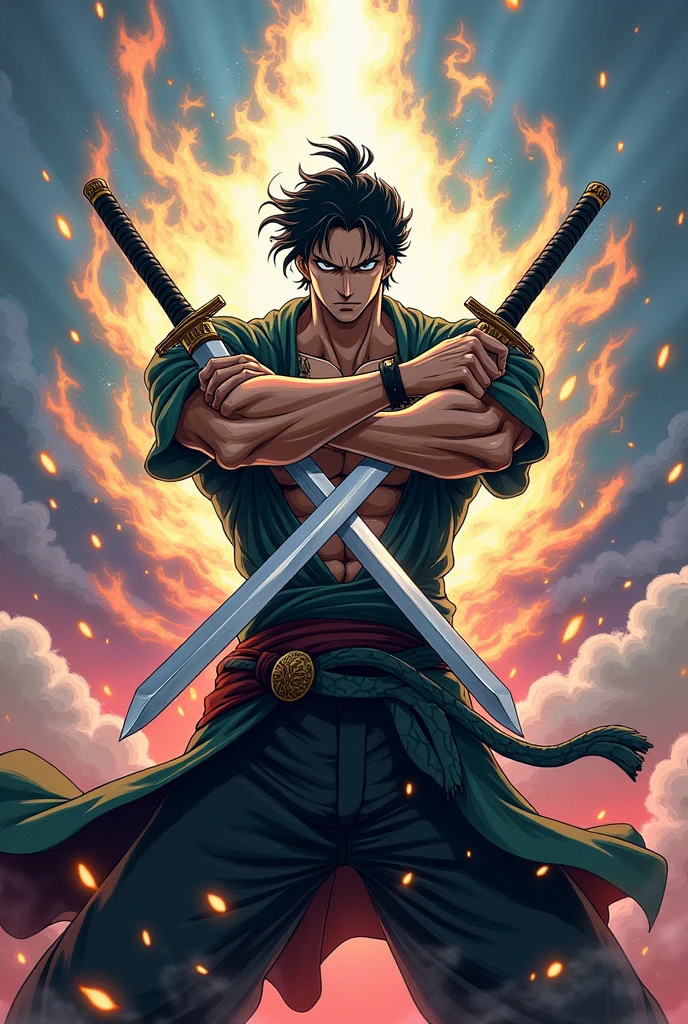 Zoro with the nokia sword

