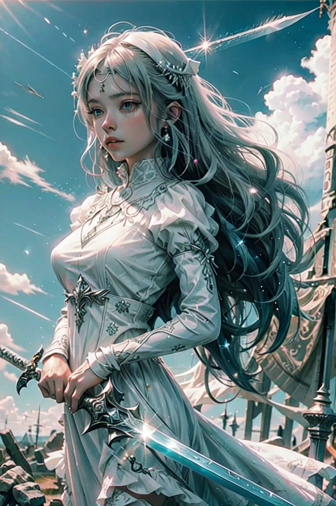 shotaro honda, Elsa Beskow, Surreal, mysterious, strange, fantastical, fantasy, Sci-fi, Japanese anime, physical mathematics that creates the world, full moon sinking in the basement, beautiful Japanese girl with wagara miniskirt, perfect voluminous body, weather vane, detailed masterpiece