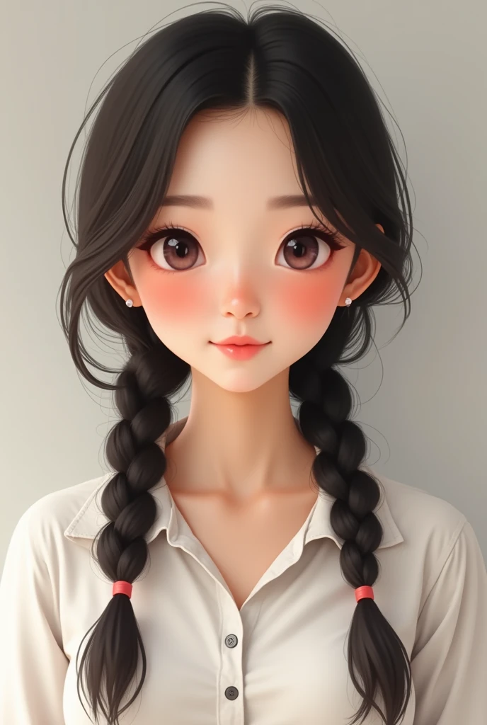 (Yayoi Kusama:1.2),illustration art,Yayoi Kusama的风格,simple background,a beautiful girl,The eyes are very detailed,sweater,(((spot))),green,blue,White,,black