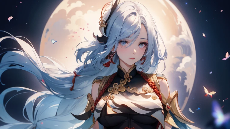 high quality,HD,16K,Sharp Line,1 Girl,fantasy, （Fire and Ice Spirits）,Pretty Face, Large Breasts, Beautiful legs,In the water,Focus Girl,detailed Pretty Face,Detailed clothes,beautiful eyes,Cool,Sexy,Dynamic Angle,穿着华服的神明Strike a pose拍照, Ancient mysterious sexy goddess, Traditional beauty woman, Beautiful female warrior god of war , Beautiful sexy goddess, Gorgeous role-playing, high, Beautiful young girl, Beautiful woman, 华丽Beautiful woman, Complex clothing,Chinese Mystical Aesthetics, Beautiful goddess ancient mysterious girl, Extremely detailed shot of the goddess, Jaw-dropping sexy beauty, Big breasts deep neckline sexy belly button（butt), (bedroom), (Sexy Girls), masterpiece, best quality, Bangs, blush, Chest, clavicle, Eyebrows visible through hair, (Ombre gold hair), Jewelry, Long hair,Bright Eyes, ring, (solitary), illustration, fashionable, miss, Strike a pose, background, element, confident, Express, Accessories, majestic, striking, key point, Dynamic poses, ((plump)), (purple))Woman in transparent dress,Viewer,(((Full breasts, Keeley University))),Slim waist,(Navel exposed,Bare waist), Long hair, extreme detailed details, 详细的fantasy艺术, Stunning character art, Beautiful and exquisite character art, Beautiful transparent dress, Very detailed, Large Breasts，Chest，Golden ratio figure，Beautiful figure，Ultra wide-angle shooting，Full body shot拍摄，Body close-up，Full body shot，Wearing a pleated tulle skirt，柔和动漫illustration, 柔和的深色background，Fujifilm XT3 Clear focus, f 5.6, High Detail, Clear focus,(Wearing openwork clothing),, (Natural light), (Tempting)translucent, Good velvet quality, Compared, Divine Light,, Silver hair, 夜空background, Absolute Strength,Female Shinmei，穿着性感丝绸的Female Shinmei,，Large Breasts，Chest，Golden ratio figure，Beautiful figure，Ultra wide-angle shooting，Full body shot，Body close-up，Full body shot， Wearing a tulle dress, Model shooting style, Large Breasts，饱满Chest，Golden ratio figure，Beautiful figure，(Extremely detailed CG 8k wallpaper unit), The most beautiful artistic photos in the world, , 8K 超HD, ) ，Sexy姿态，Sexy表情，best quality,masterpiece,Ultra-high resolution,(Practical:1.4),original photo,Ultra-high resolution