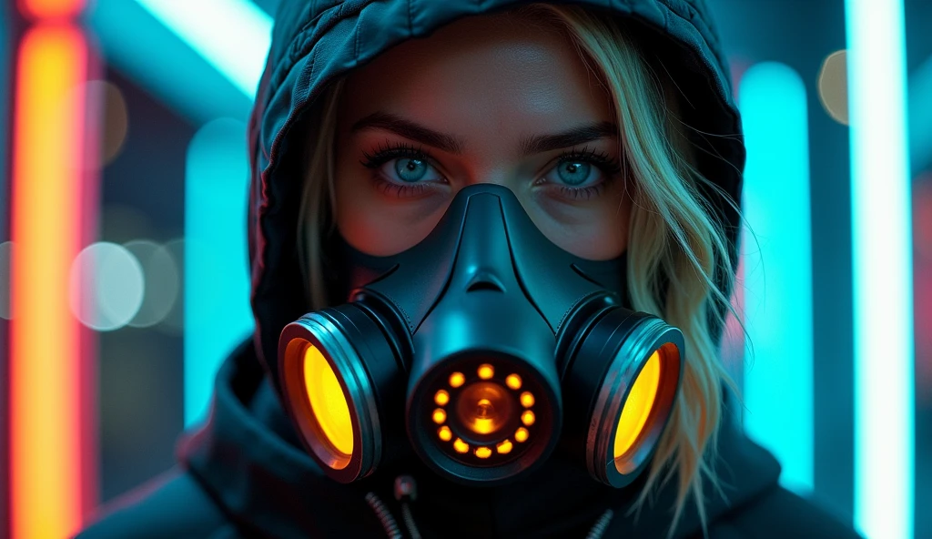 GIRL CHILD BLONDE HAIR, LONG, CLOSE UP, RUSSIAN STYLE HEADPHONES, BLACK FUR COAT, a closeup of a large pile of yellow barrels with radioactive symbols, nuclear waste, radioactive wastelands, toxic waste, radioactive particles, nuclear wastelands, radioactive, uranium, nuclear, nuclear fallout, post-nuclear, nuclear fashion, post-nuclear fallout, nuclear energy, future of nuclear energy, nuclear, nuclear art, nuclear reactor, nuclear energy, radiation, toxicity, contaminated