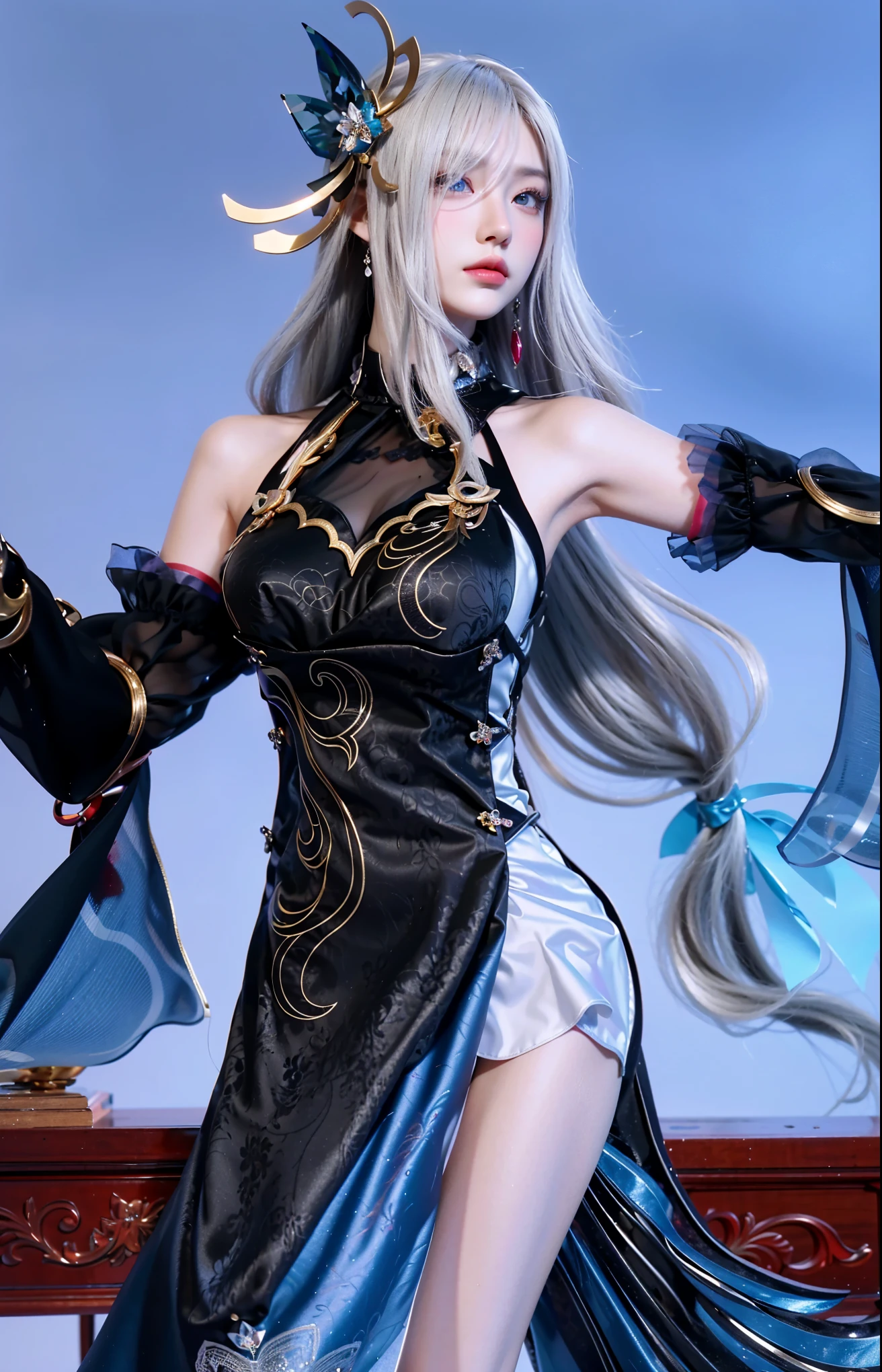 (Front Focus),((ultra gigantic tits))、((Upper body naked))、( Exposed)、(((Golden short hair)))、((Sexy embroidered red and gold and black witch costume))、((High quality red and gold and black witch costume with sexy embroidery))、((Sexy Witch、High quality red and gold and black witch costume with less fabric embroidery))、Sexy embroidery beautifully embroidered on red and gold and black witch costume,Decorated with fine witch costumes and fine jewelry with fine embroidery,photographrealistic,Dynamic Lighting,art stations,poster for,Volumetriclighting,extra detailed face,4 k'',((Colossal tits))、With diamonds,Sexy thighs,exposing the abdomen ,Chest 1 Girl, deepshadow, Full Body, The eyes are confused and seductive,legs separated, high resolution, 1women, mature female, 独奏, full body, jewelry, tattoo, white hair, long hair, make up, red lips, queen dress, realistic, high resolution, 1 woman, mature woman, alone, Tattoo, gray hair, long hair, assembly, red lips, queen dress, Image from head to toe, only standing, standing full body image, realistic, high resolution, 오직 1 woman, 오직 alone, look at the viewer, (detailed face), gray hair, silver hair, long hair, feet up, beautiful eyes, Huge big breasts that are about to explode, golden armor, BLACK & GOLD gi, transparent, pantyhose, bare shoulders, Dripping tops, Visible nipples, look at the viewer, Orientalism, My chest is very hollow, My chest is completely exposed, glamour, K cup, Bewitching, Crotch that is barely visible, ancient japanese background, realistic hands, realistic feet and legs, live action, Banla, masterpiece, very pretty face, Exposed breasts, 2 hands with 5 fingers each, Two feet with five toes each, Yukdeok, Voluptuousness