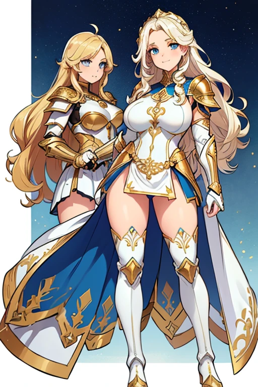 masterpiece, best quality, high quality, SheRaQuiron character, skirt lift, white panties, white bra, cameltoe view, cameltoe, white robe, golden armor