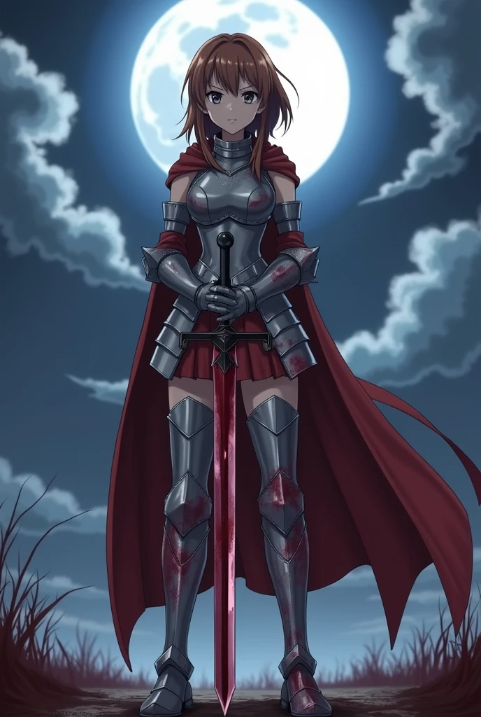 <lora:Noelle:0.6> , noelle \(genshin impact\), short hair, silver hair, large breasts, maid, green eyes,
<lora:DarkestDungeonV2:0.8>, ddstyle, the ruins,
armor, greatsword, dungeon, dark, holding sword,
standing, full body,
monochrome, muted color, sharp focus, (8k), (4k), (Masterpiece), (Best Quality), intricate, hyper detailed, illustration, high resolution, highres, uncensored, 1 girl, solo, female focus, solo female