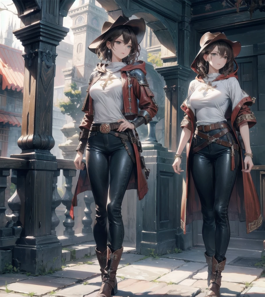 masutepiece, (((however), Render her beautiful skin in ultra high definition. The image should give off a fantastic and eerie atmosphere, The Girl, Her attire must be environmentally appropriate)), a miniskirt, legs showing,