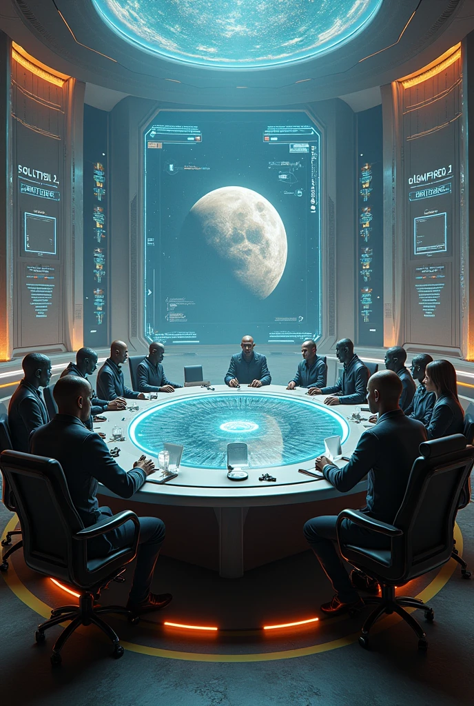 Full image. Beings of light from other worlds, watch and wait patiently for a decision from humanity from a spaceship. Photorealism, full view, very detailed image, very realistic, hyperrealism, cinematography, Ultra HD, 8k, Unreal Engine 5, sharp focus, intricate and mysterious masterpiece. (Long exposure photography Artistic illustration close-up portrait very detailed: final quality, medium shot, backlight, Rich and striking. Enigmatic and mysterious manipulations (composition of the rule of thirds), ((detailed environment with strong lines) The best quality, in camera, white light, warm and clean aesthetics, dazzling screen composed of millions of brilliant ultraviolet rays, HDR.