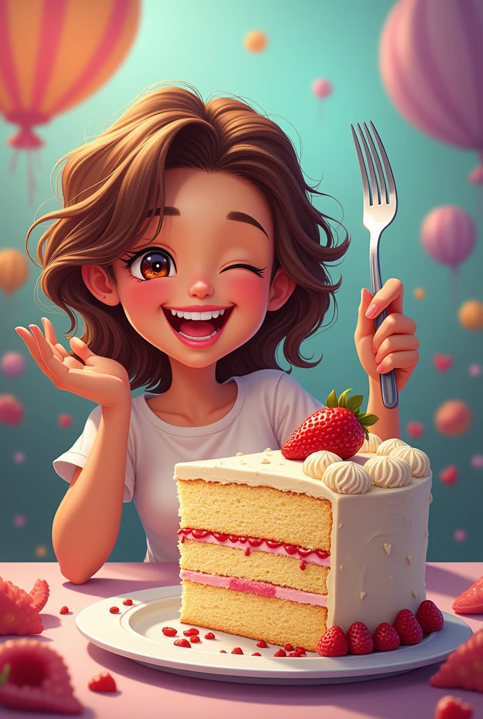 steven universe eating cake