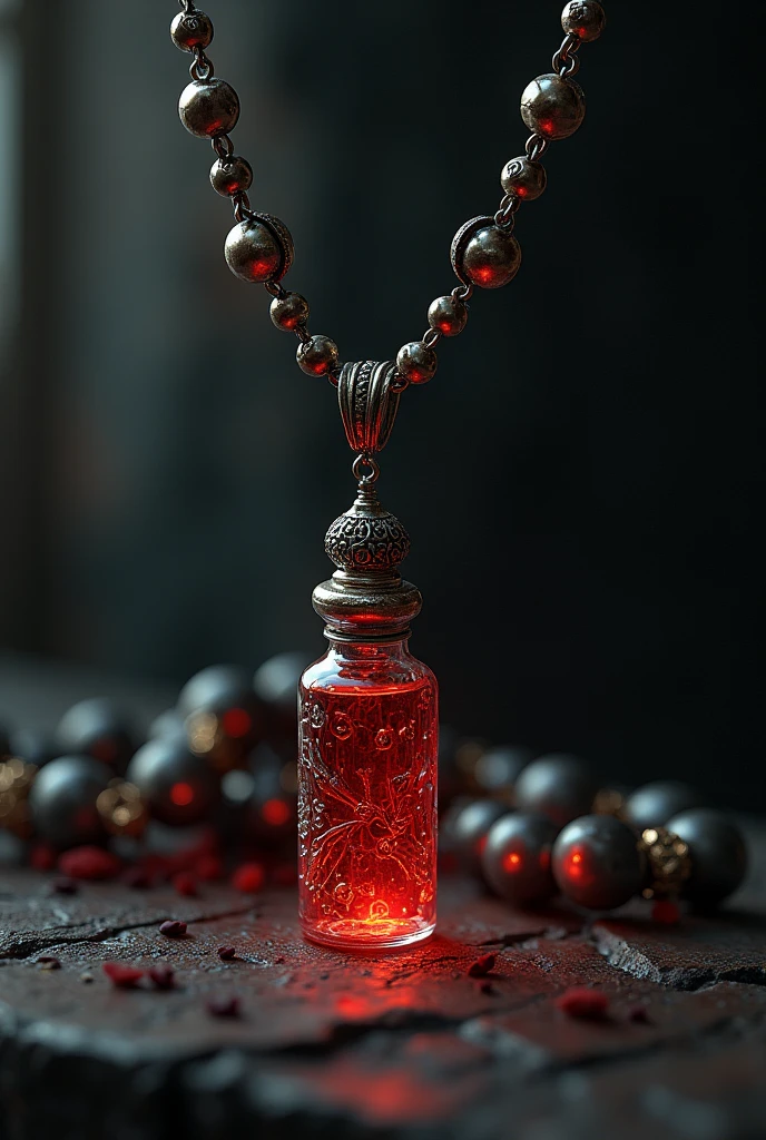 <lora:BloodMagic-20:0.9>, bloodmagic, magical energy, fantasy, Enigma Crystal Pendant