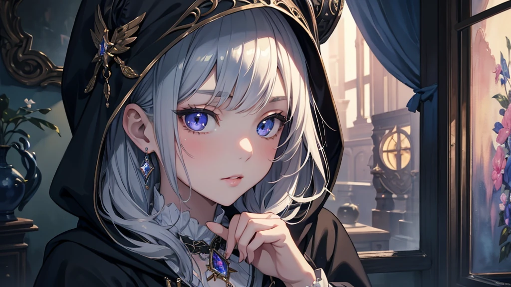 ,medium breast, sex slave, open mouth, orgasm,whore, Prostitute, Whole body,(((masterpiece))), (((Best quality))), ((ultra detailed)), (highly detailed computer illustration), ((very gentle and beautiful)),cinematic light,((1 witch girl)),One, Whole body ((hands with runic tattoos)) witch hat, Deep purple eyes, dark fantasy,Extremely detailed,colorful,The most detailed,lungs,Catches,Floral,dark Floral background, magical background, runes