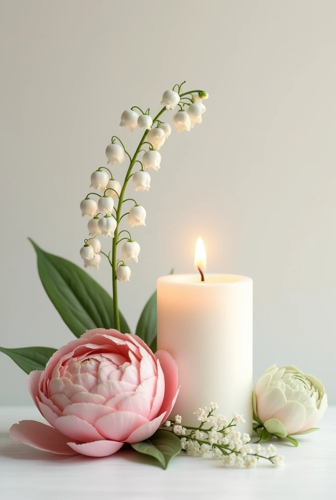 seven day candle white,bright,attractive,mysterious background